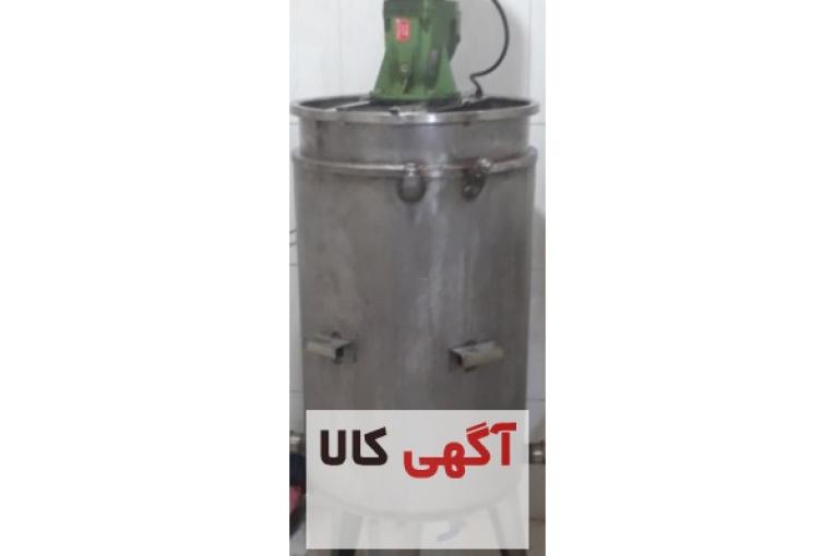 دستگاه روغن گیری بن ماری مخزن دوجداره ۱۵۰ لیتری