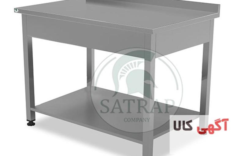 میز کار تمام استیل رستورانی