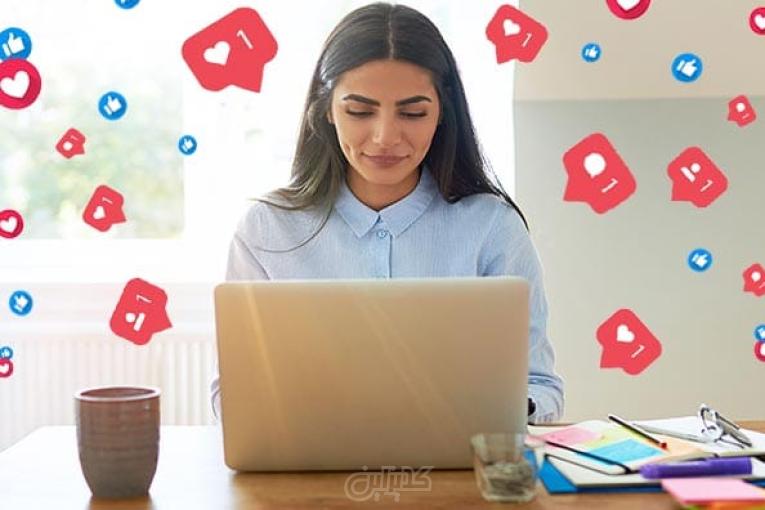 نیروی خانم مسلط به شبکه های اجتماعی
