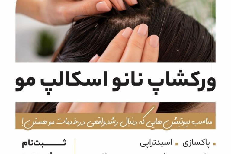 ورکشاپ نانو اسکالپ با  آموزش تئوری و عملی