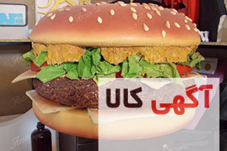 ساخت ماکت همبرگر