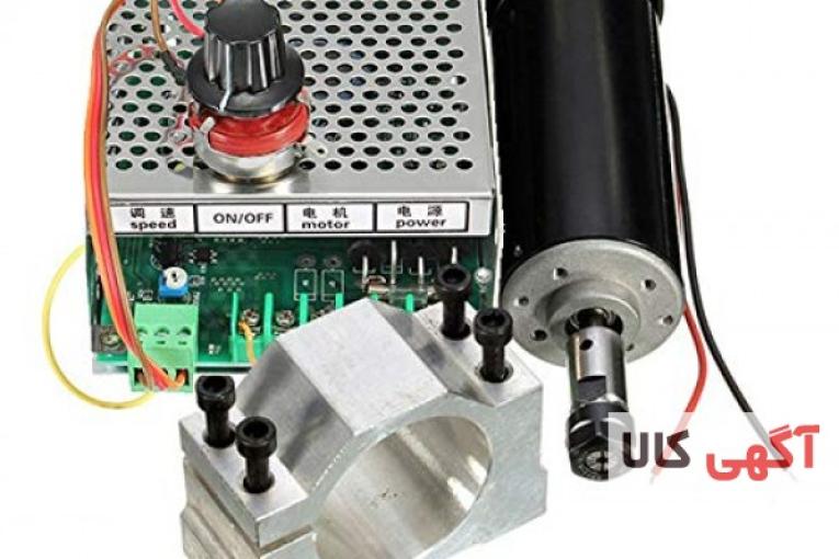 مجموعه کامل اسپیندل 500W دور بالا ER11 به همراه درایور 6A