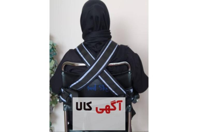 نگهدارنده بیماردرهنگام سوار_شدن بر_ویلچر