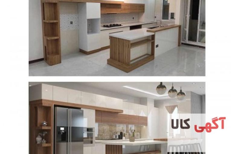 طراحی و اجرای کابینت آشپزخانه