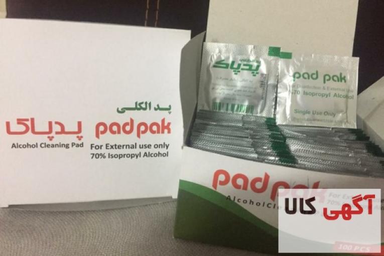 دستمال الکلی و ماسک سه لایه پزشکی