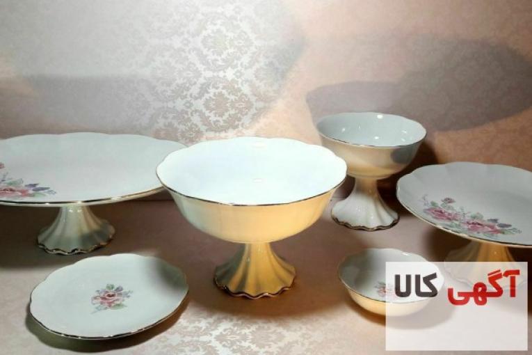 سرویس ۱۷ پارچه نیلوفری سارینا