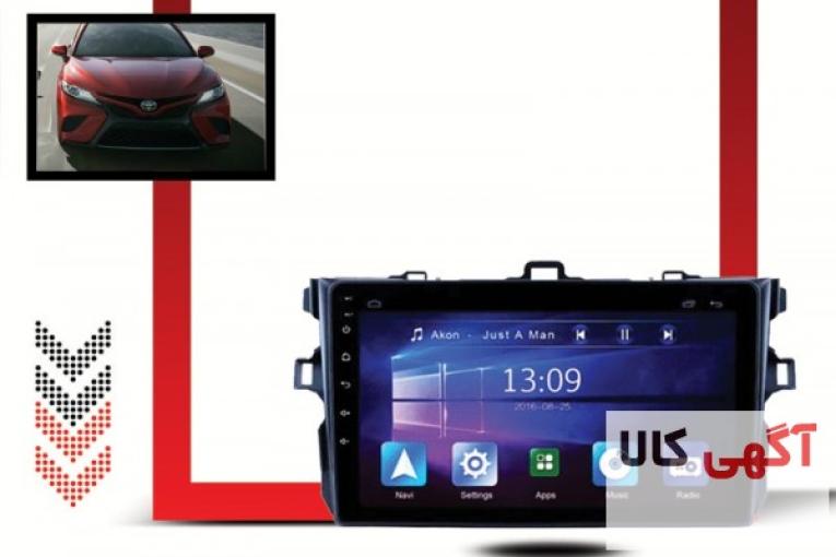 مانیتور اندروید کرولا برند CAR MEDIA عرضه در فروشگاه پارس آپشن 