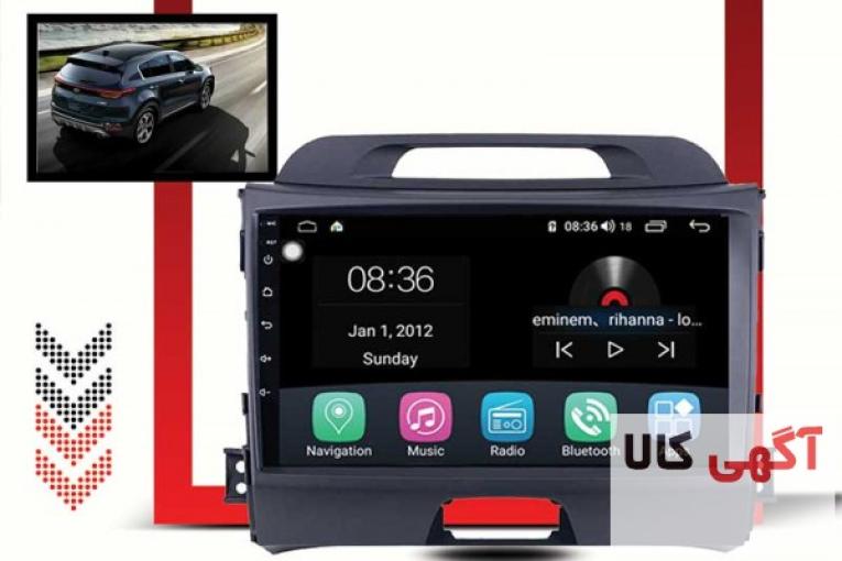مانیتور اندروید اسپورتیج برند CAR MEDIA در بهترین فروشگاه پارس آپشن 