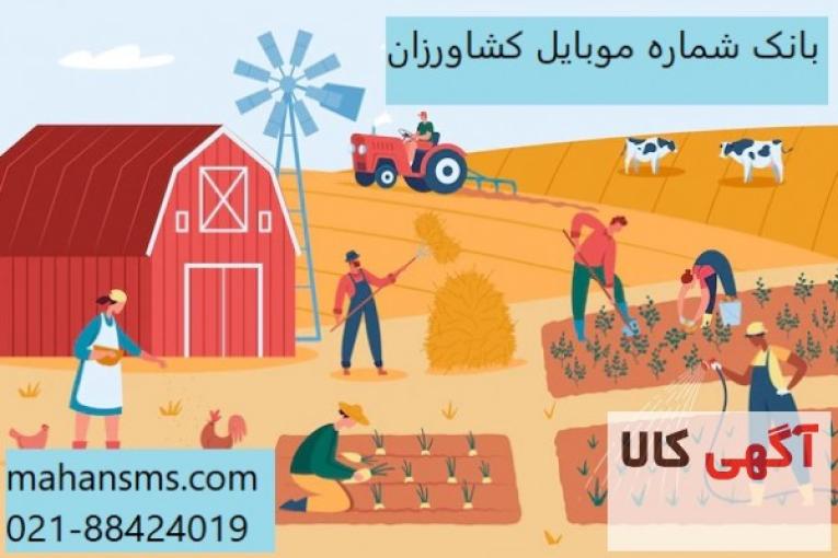 بانک شماره موبایل کشاورزان